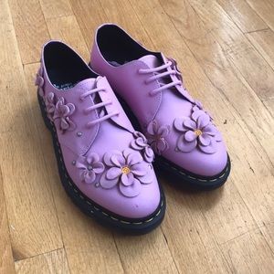 Floral Dr. Martens w/ Appliqué